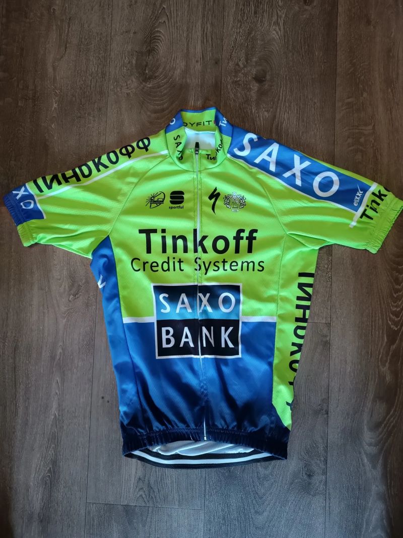 Cyklistický dres/cyklodres Tinkoff, vel. XL/146