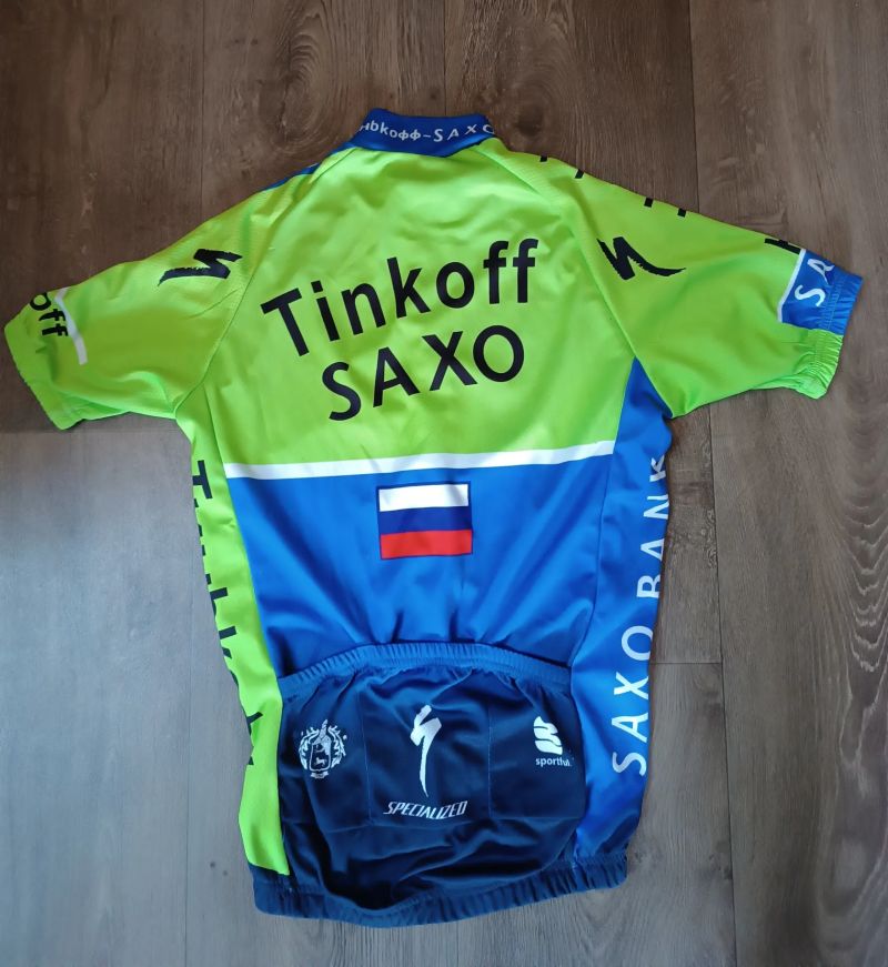 Cyklistický dres/cyklodres Tinkoff, vel. XL/146