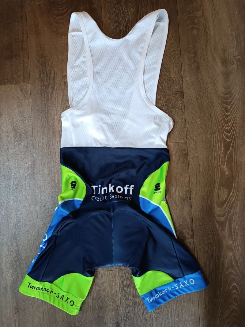 Cyklistický dres/cyklodres Tinkoff, vel. XL/146