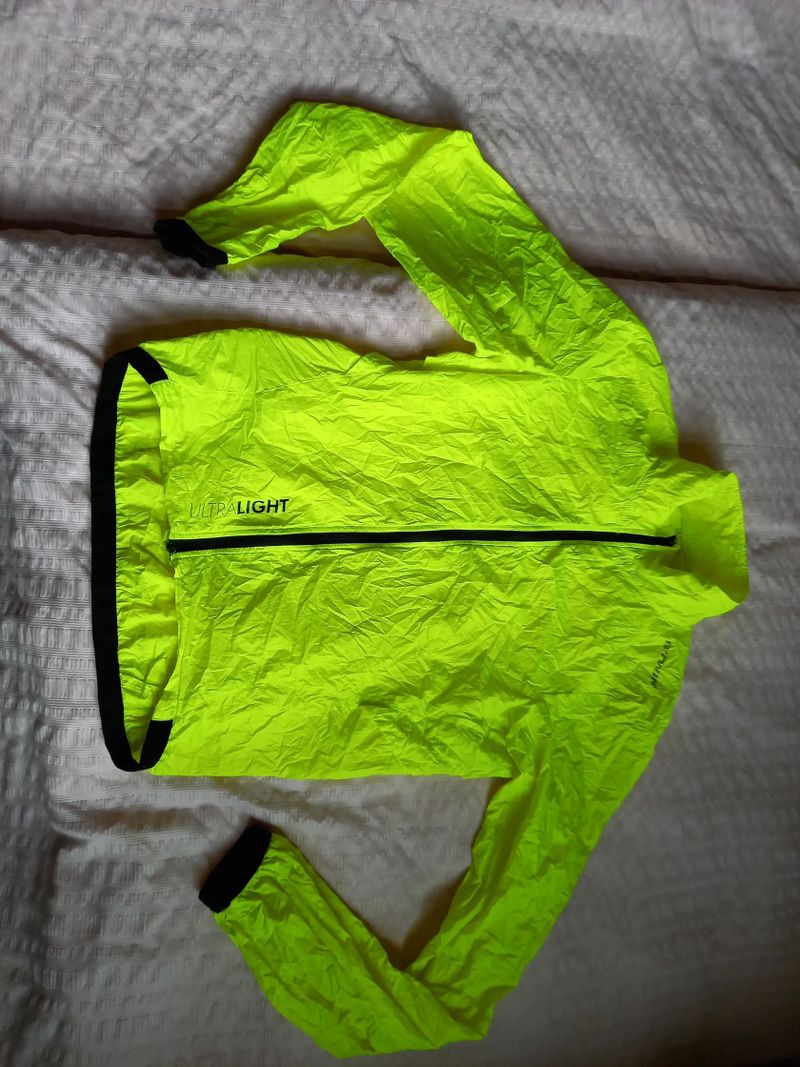 Dres B-TWIN, dl. rukáv, bunda-větrovka