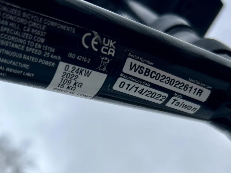 Specialized Creo SL Comp E5 250 km...