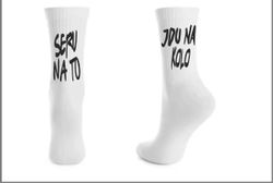 Ponožky “Seru na to” “Jdu na kolo” 