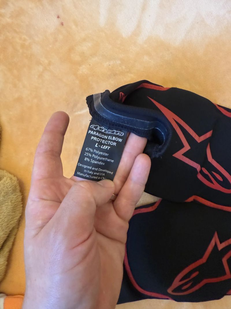 Chrániče loktů Alpinestars Paragon velikost L