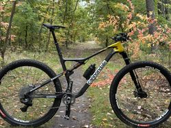 Cannondale Scalpel carbon 3 custom - Lefty Ocho carbon 120, wattmetr, karbon kola, XTR Di2