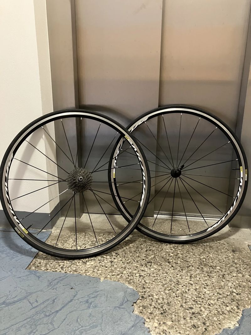 Set kol Mavic Aksium + kazeta Shimano 105 (11s) 