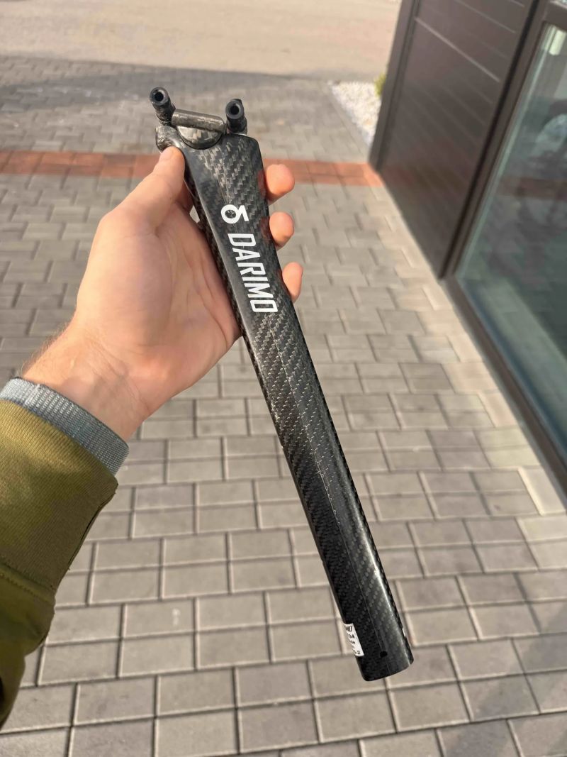 Karbonová sedlovka Darimo Tarmac SL8 - 100 gramů 0mm Offset