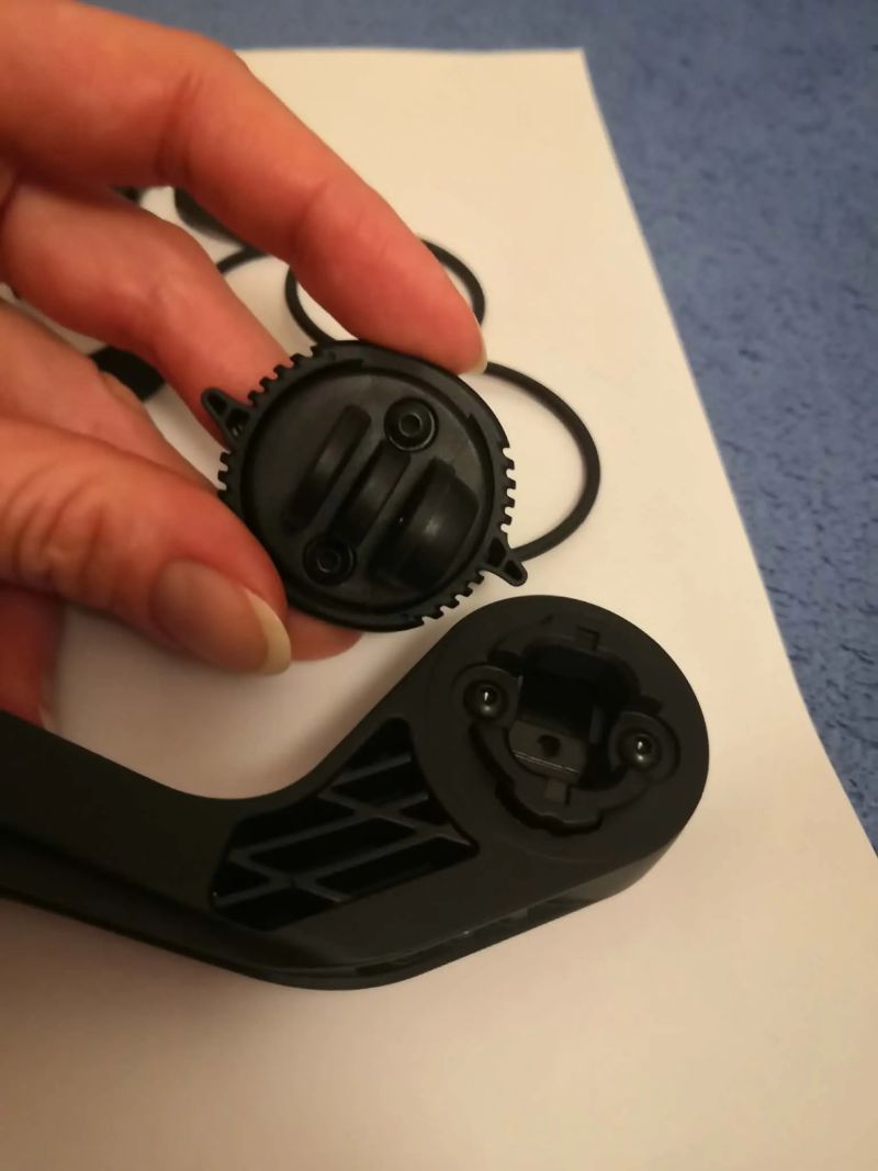 Nový předsazený držák na Garmin + držák na světlo