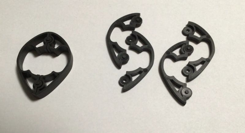 MOST TiCR sada podložek pod představec, 2 x 5 mm + 1 x 10 mm, plast