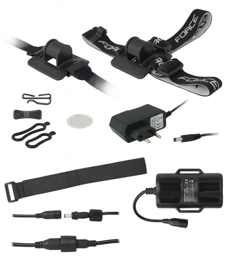 Přední světlo FORCE GLOW-3 1000 LM USB - SLEVA