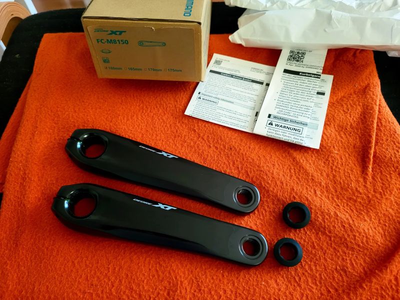 Nové E-MTB kľuky Shimano Deore XT FC-M8150 160mm