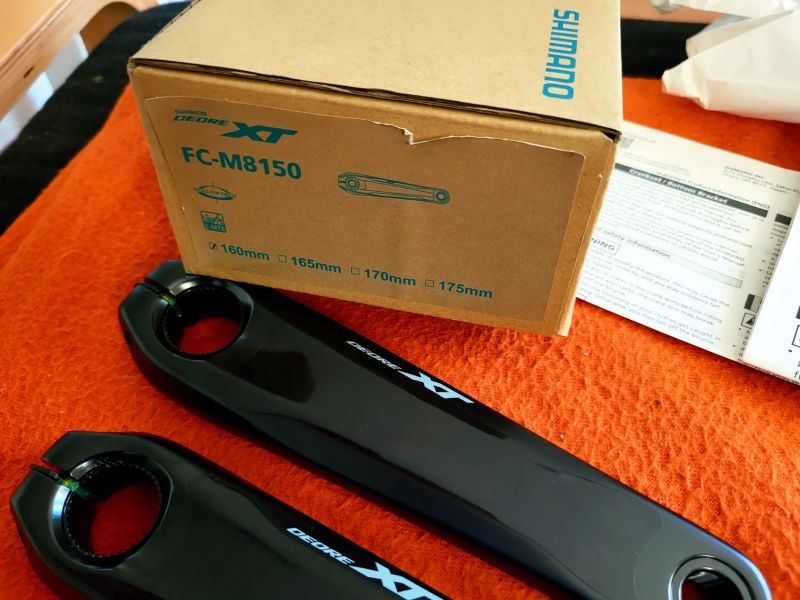 Nové E-MTB kľuky Shimano Deore XT FC-M8150 160mm