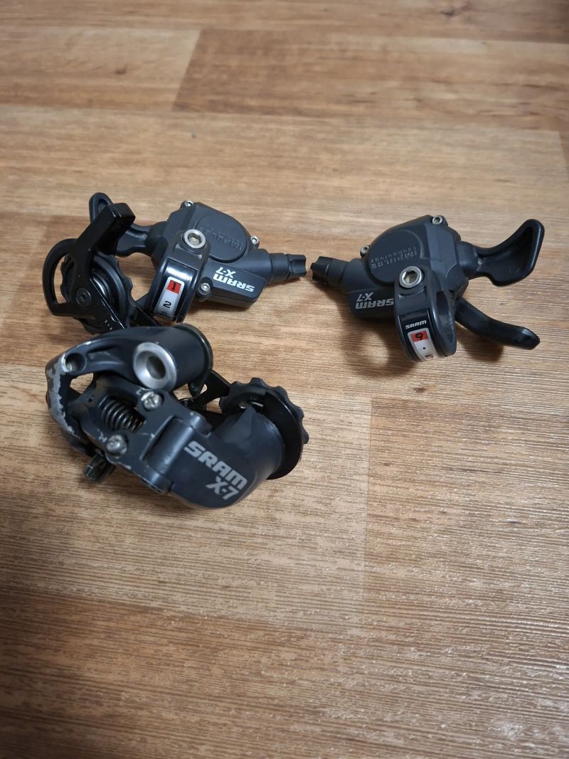 Přehazovačka Sram X-7 a řazení 3x9