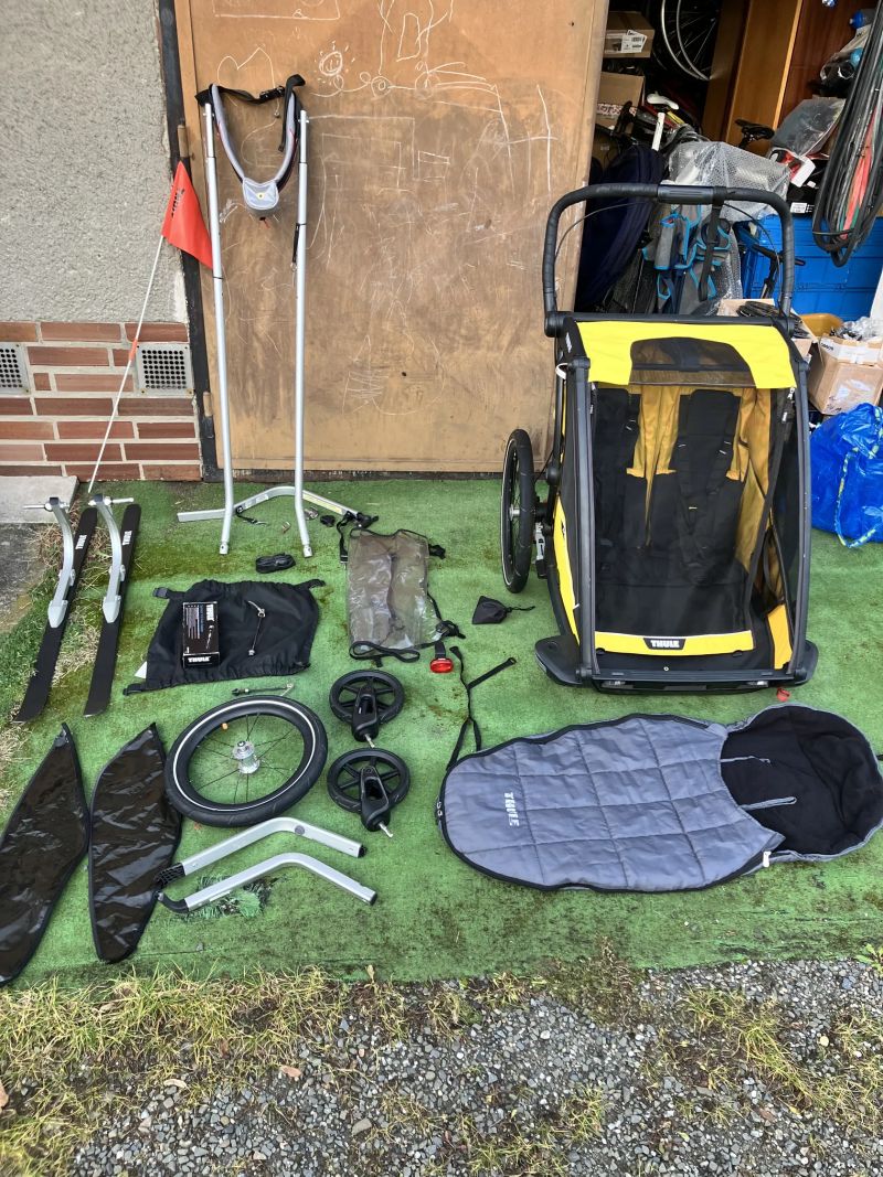 Thule chariot sport 2 včetně všech doplňků