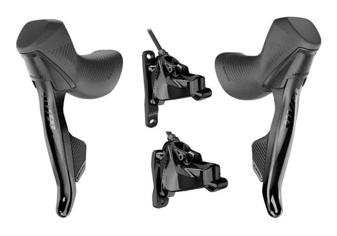 Malá sada Sram Rival D1 axs (páky s třmeny , přehazovačka a přesmykač) bez baterie!