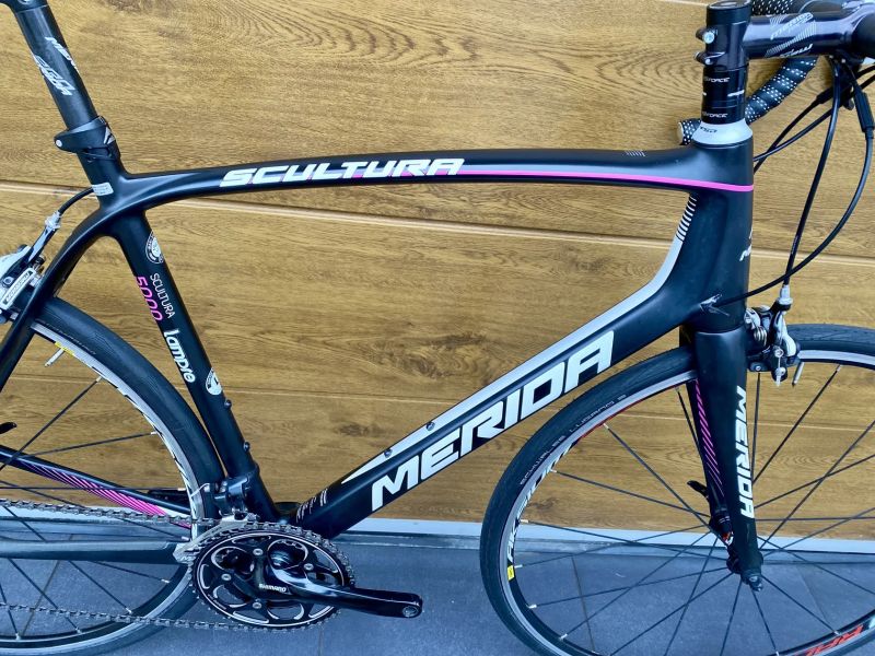 🔥🔥🔥 Merida Scultra 5000 vel. L, Shimano 105 10s, doprava ZDARMA + roční záruka na rám 🤝🤝🤝