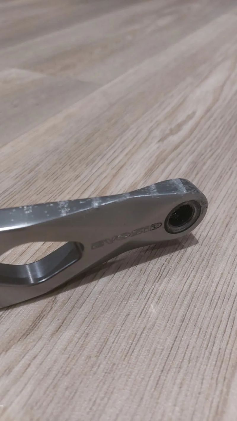 Evosid MTB kliky – DUB 29 mm, 130 mm osa, 170 mm ramena, super stav