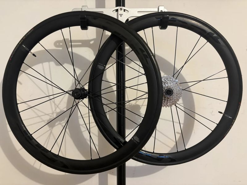 Zapletená kola LOOK R38D Carbon - ořech Shimano