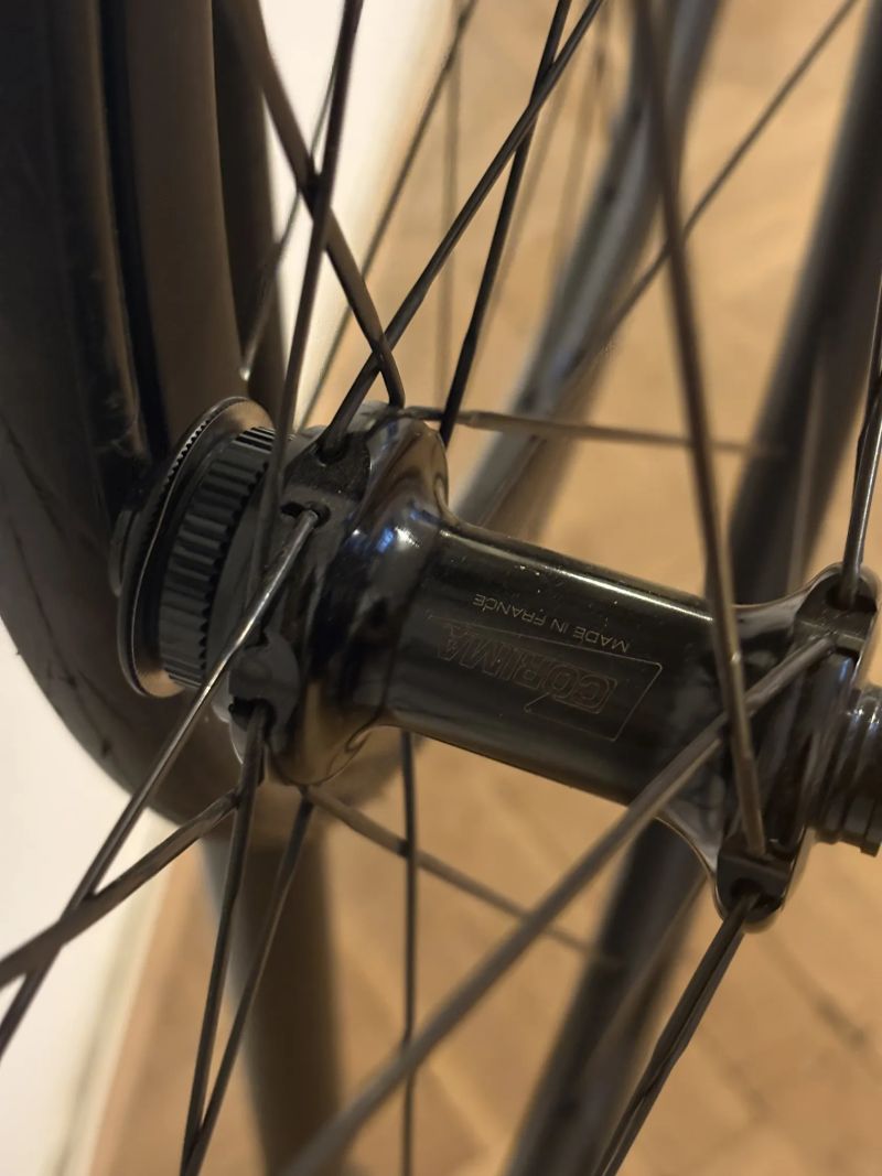 Zapletená kola LOOK R38D Carbon - ořech Shimano