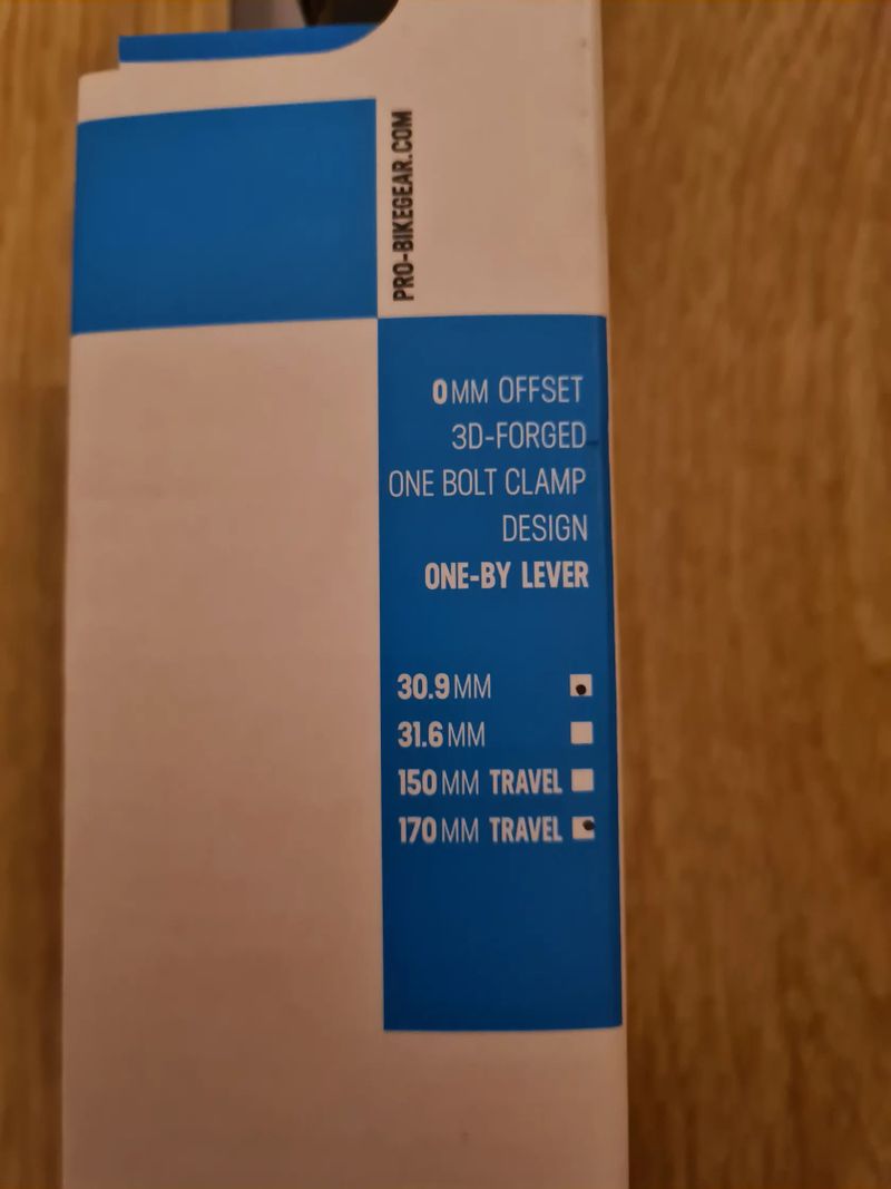 Sedlovka teleskopická PRO Koryak 170 černá