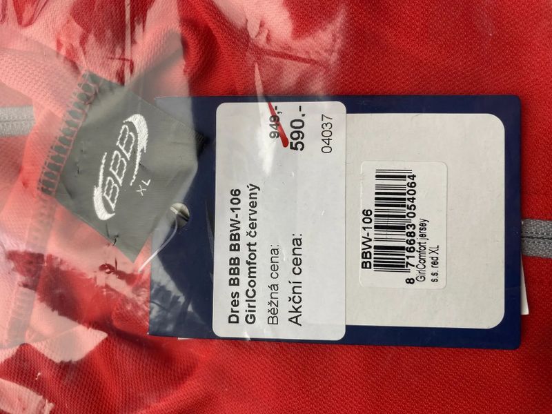 Cannodale + BBB. Úplně NOVÉ oblečení. 3 kusy. Chybná velikost a nestihli jsme to vrátit.