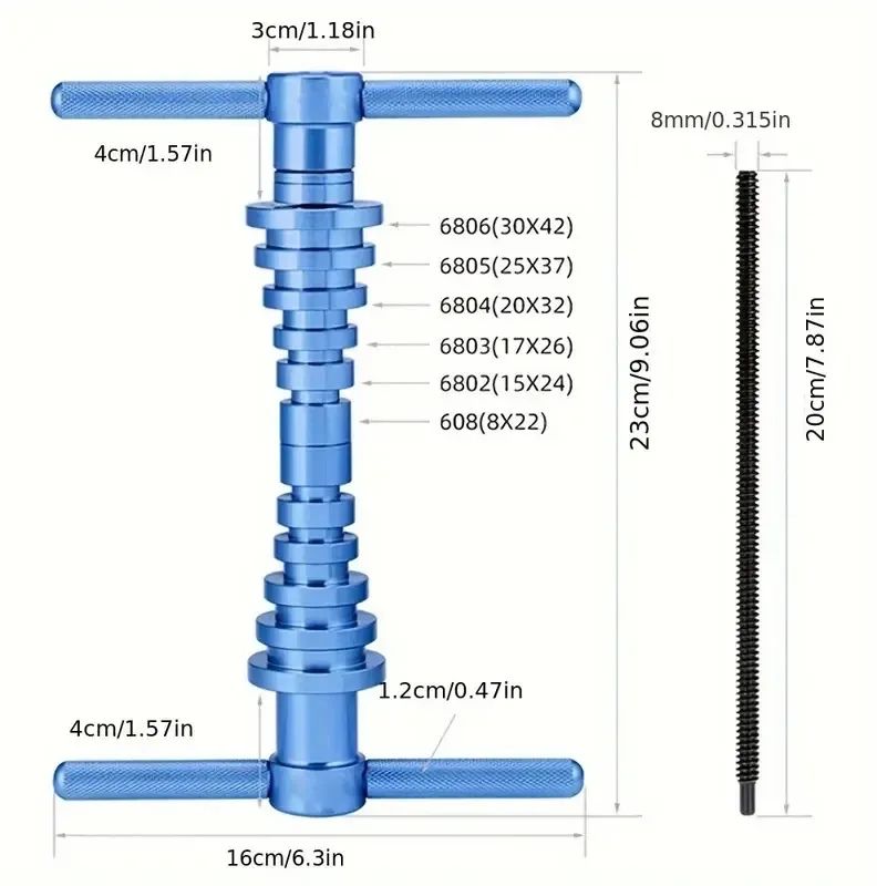 Sada na lisování ložisek TOP