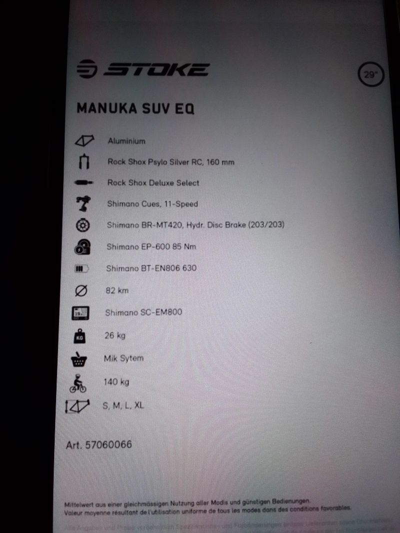 Stoke Manuka suv eq