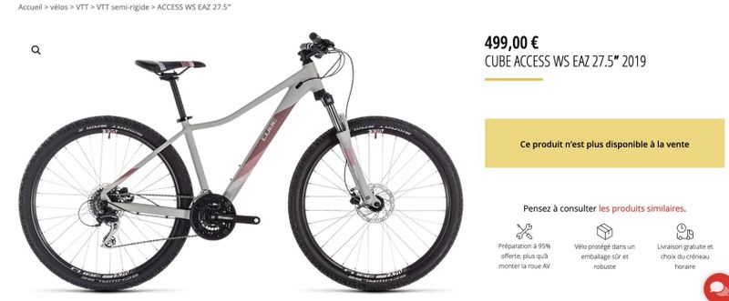 Cube Access WS EAZ 27.5 2019