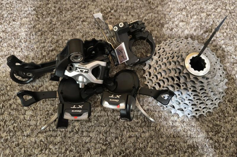 Shimano XT 3x9 sada