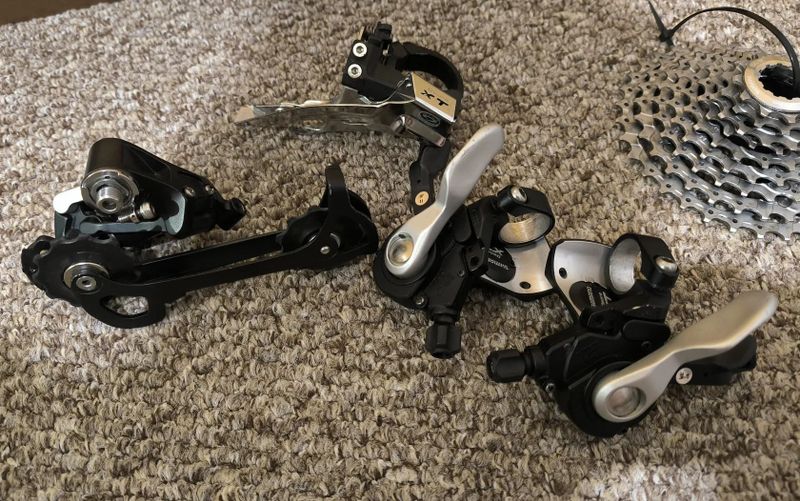 Shimano XT 3x9 sada