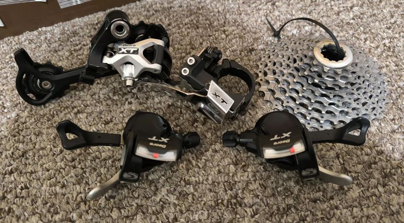 Shimano XT 3x9 sada