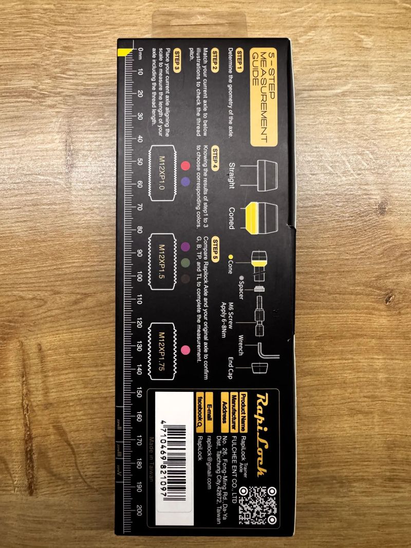 Adaptér-set RAPILOCK 12x142mm k trenažerům