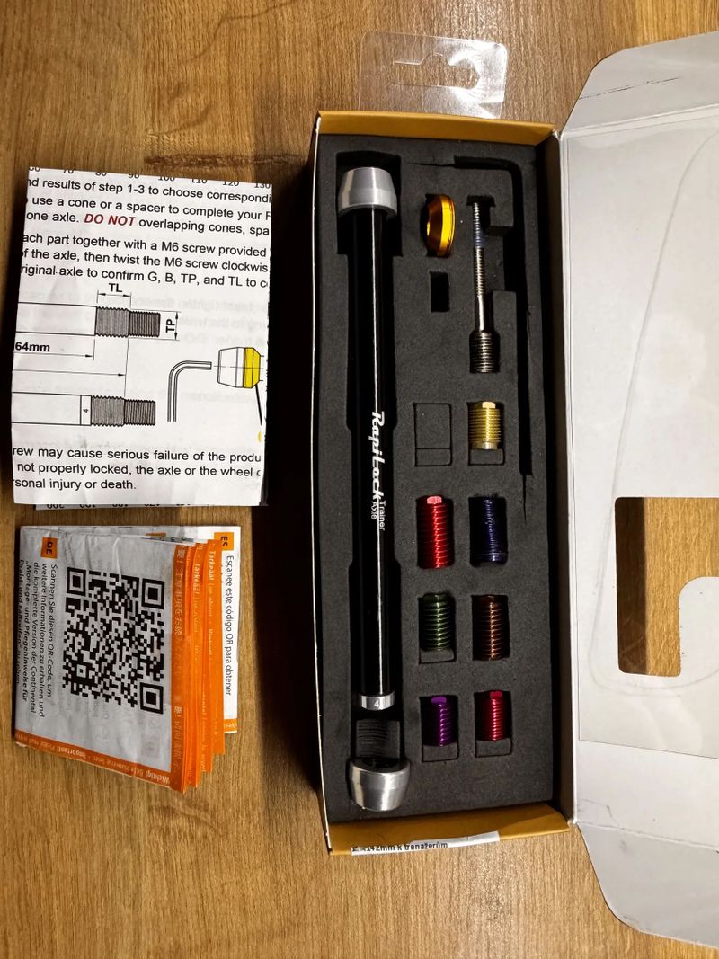 Adaptér-set RAPILOCK 12x142mm k trenažerům