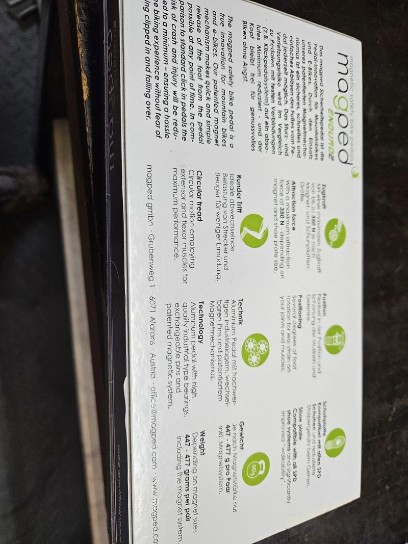 Magped Enduro 2, pozicni desky, nahr. piny