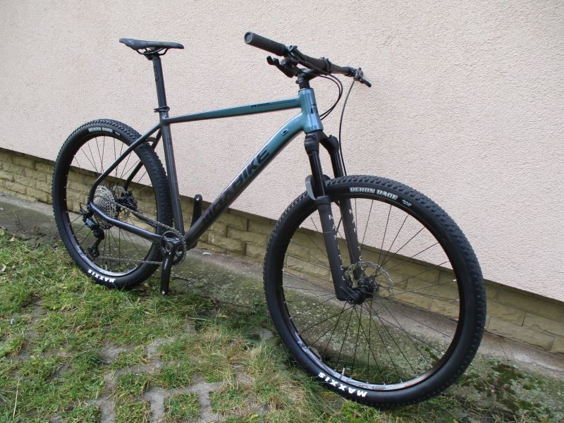 Nové lehké 29" kolo Maxbike M909 21", Shimano SLX 1x12, vzduch. vidlice Manitou Machete, pevné osy