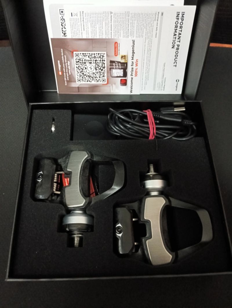 Magene velký set, wattmetr pedály pro Shimano, computer, radar atd