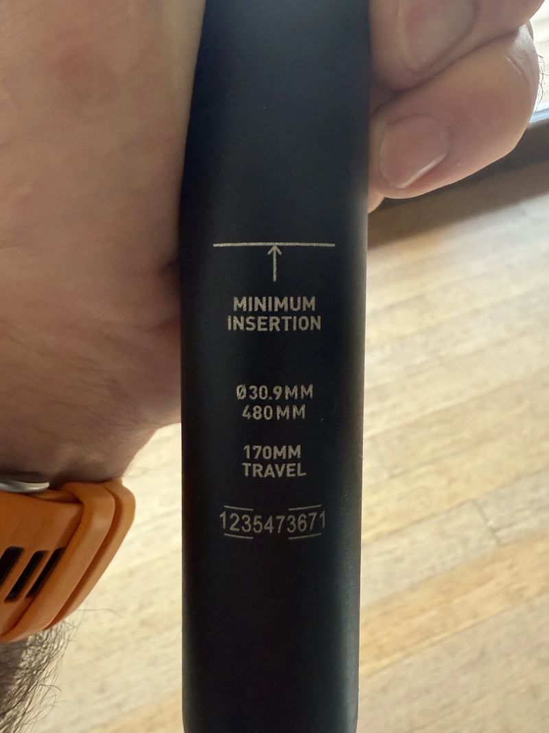 Rock Shox Reverb AXS 30,9mm, 170mm travel