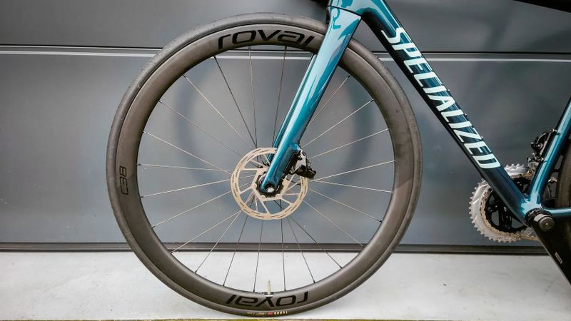 Specialized Tarmac SL8 Expert Rival eTAP AXS 2x12 Roval C38 Power Meter Quarq vel. 52