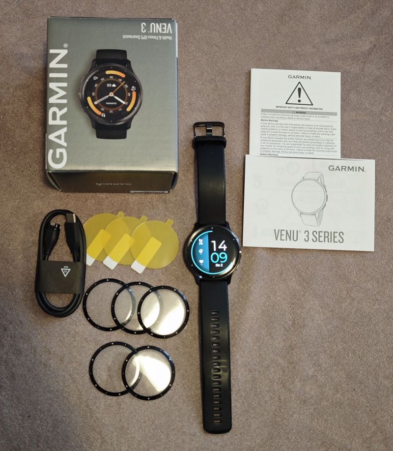 Garmin VENU 3 + ochranné sklo a folie na display