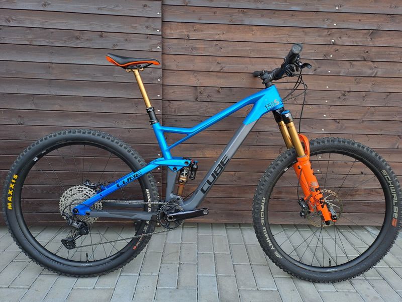 Zánovní TOP enduro kolo Cube Stereo 150 C:62 SL / Bez škrábanců, málo jeté / Komplet FOX po repasu