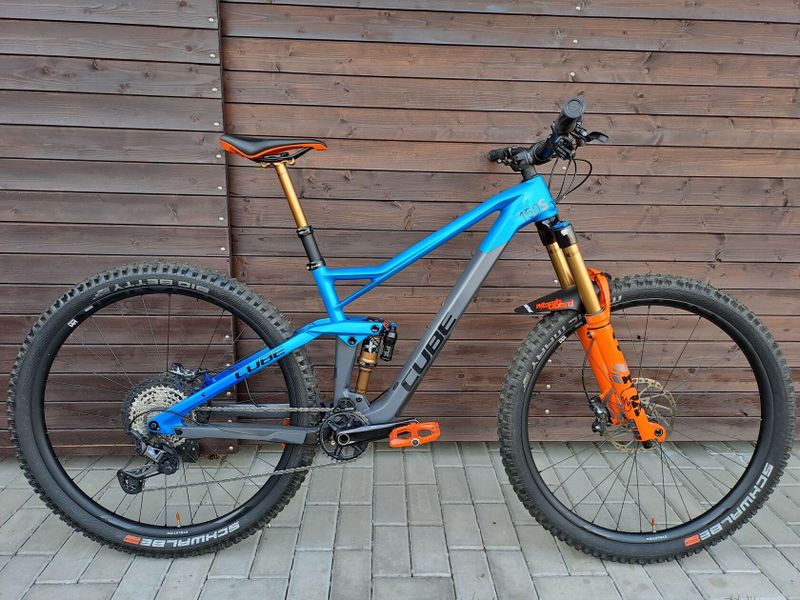 Zánovní TOP enduro kolo Cube Stereo 150 C:62 SL / Bez škrábanců, málo jeté/Fox Kashima /velikost M 