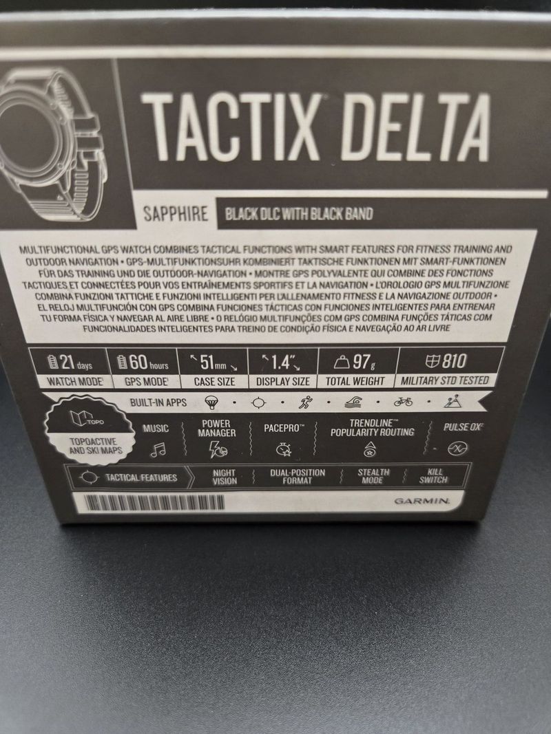 Garmin Tactix Delta sapphire