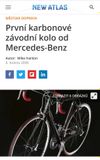 Mercedes Benz karbonové silniční kolo z limitované edice. 31/199. Dura Ace. Výměna za Morati díly.