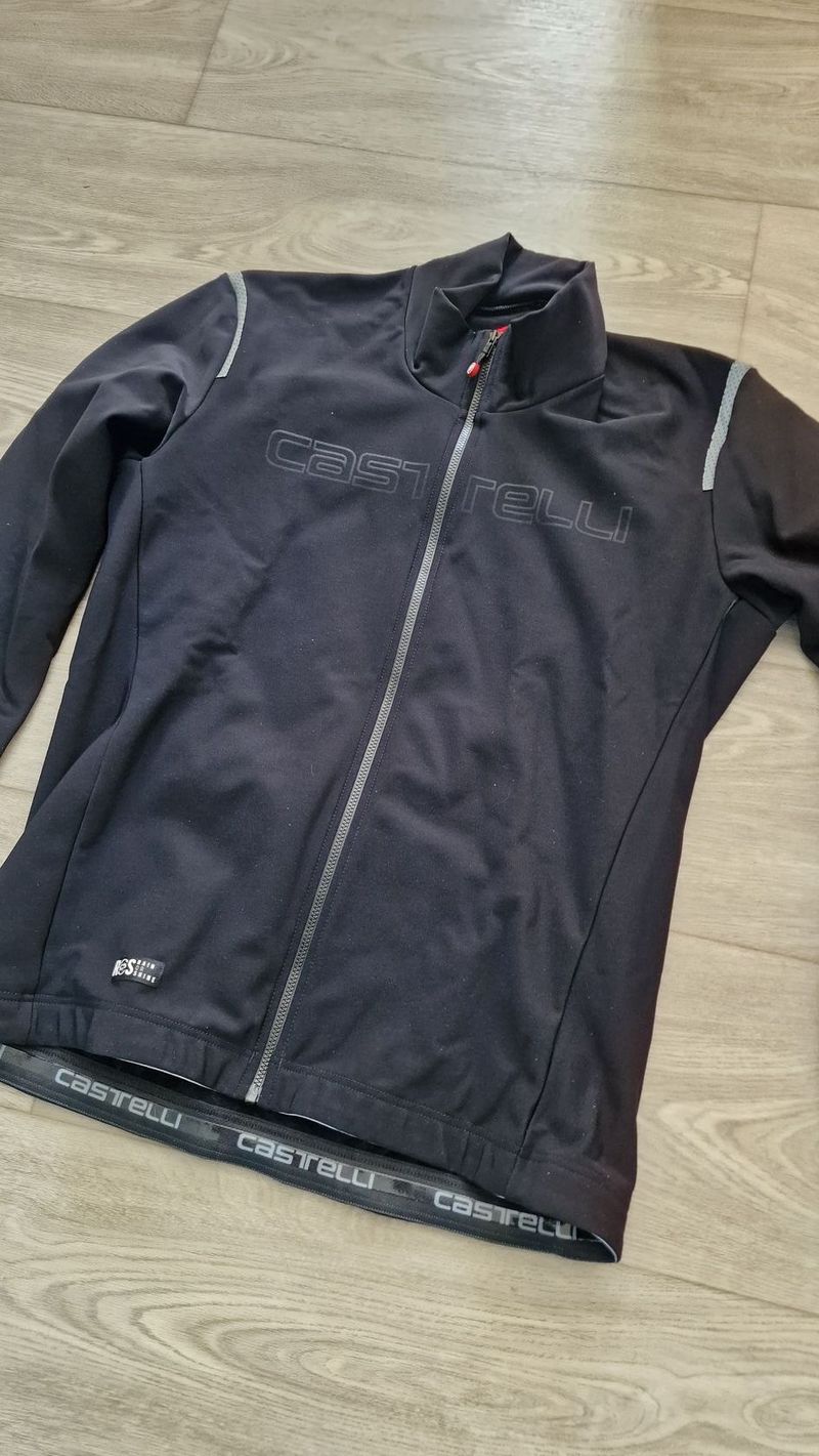 Zateplený dres Castelli Tutto Nano RoS Jersey black 3XL (odpovídá tak 2XL)
