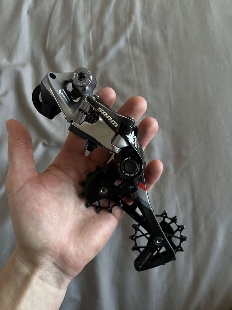 sada Sram XX1 type 2.1 (přehazovačka, páčka, kazeta)