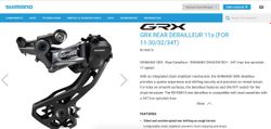 NOVÁ - Shimano přehazovačka GRX RD-RX810 - 11s 
