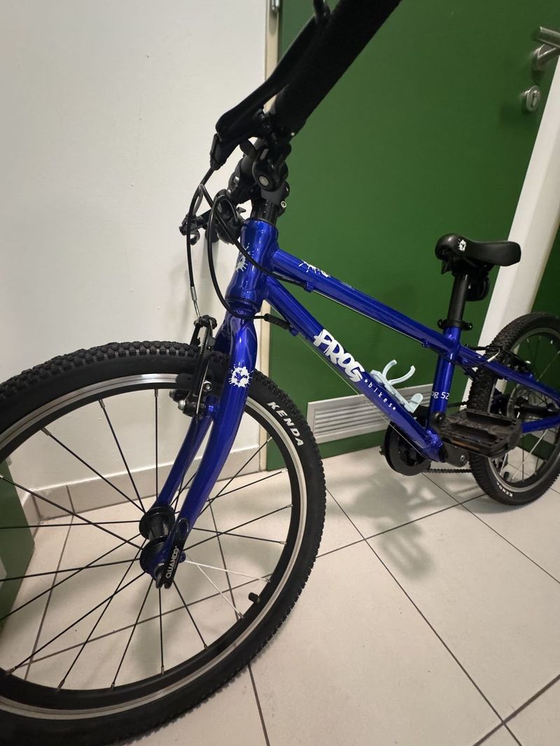 DĚTSKÉ KOLO 20" FROG 53 - ELECTRIC BLUE (TMAVĚ MODRÁ) 2022
