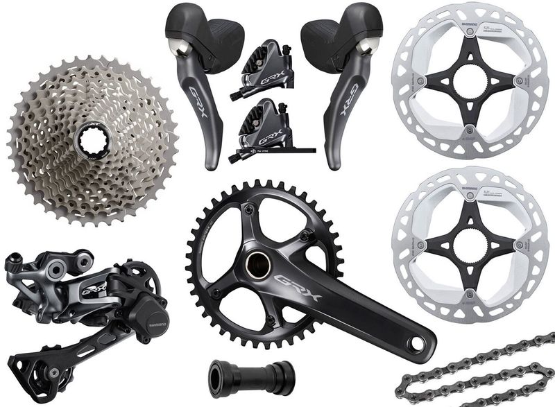 Sada Shimano GRX RX810 1x11 speed z nového kola
