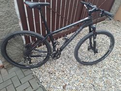 karbonové horské kolo Bianchi Methanol SX 29" , komplet shimano XT, vzduchová vidlice REBA