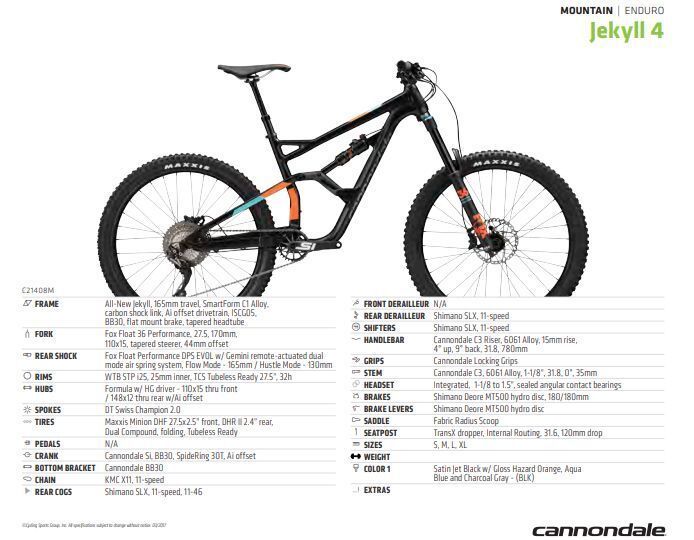 Cannondale Jekyll 4 2018