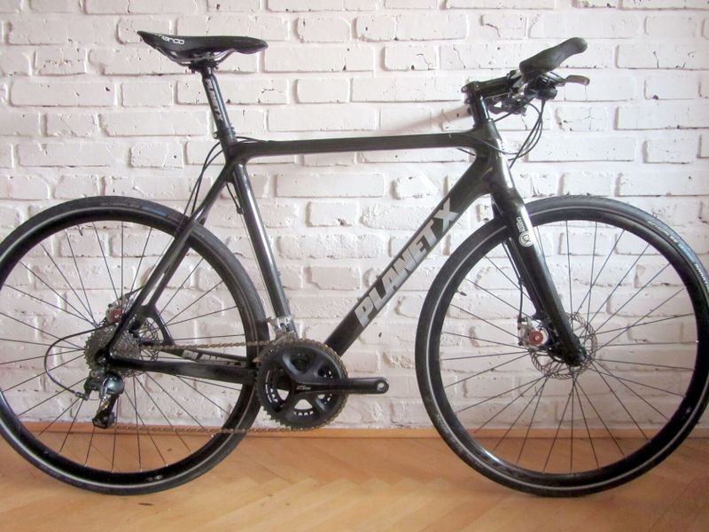 Karbonový PLANET X CX na shimano Tiagra/105, 58 cm. Super stav